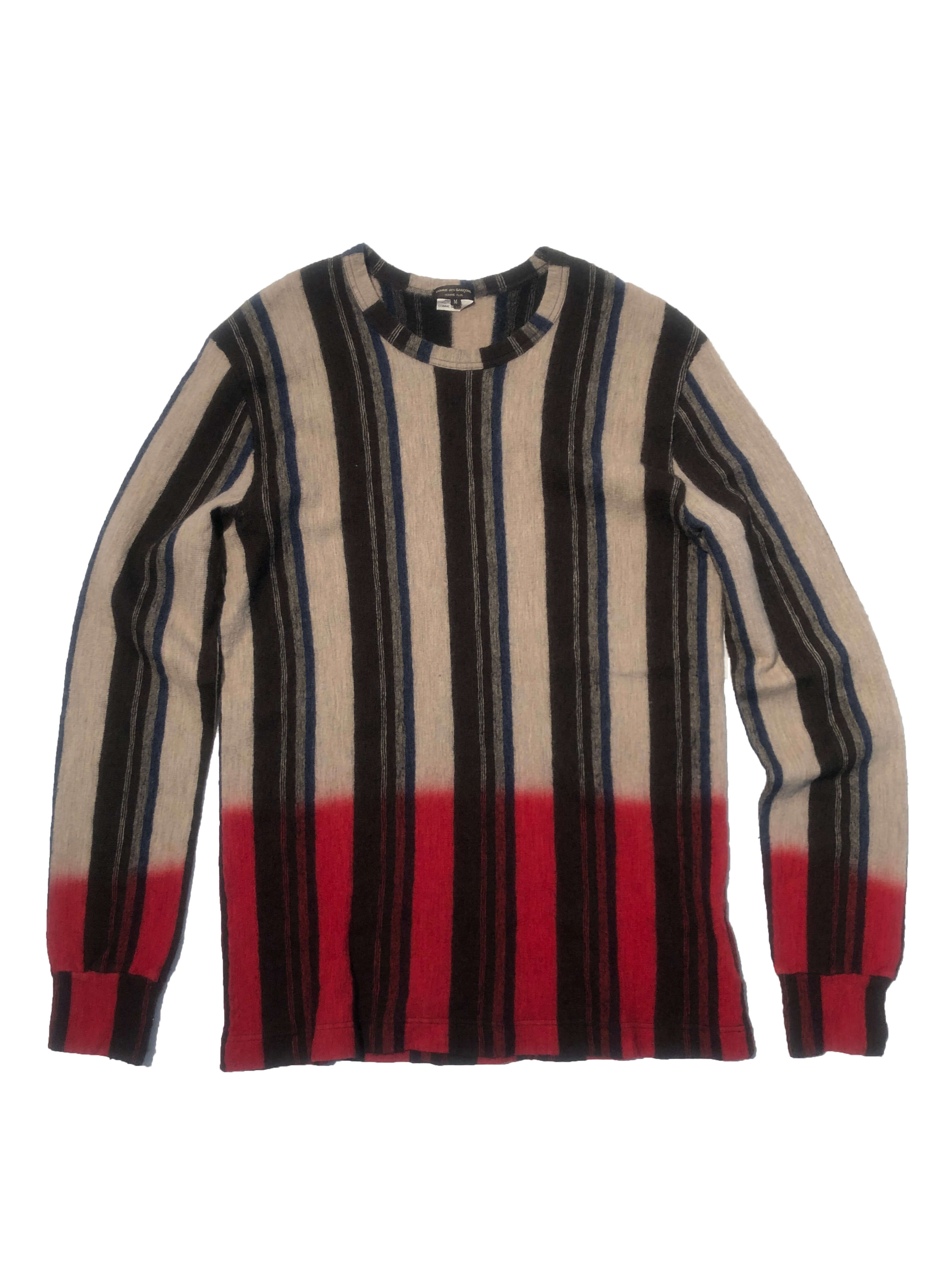 COMME des GARCONS HOMME PLUS ad2011 half-dyed sweater