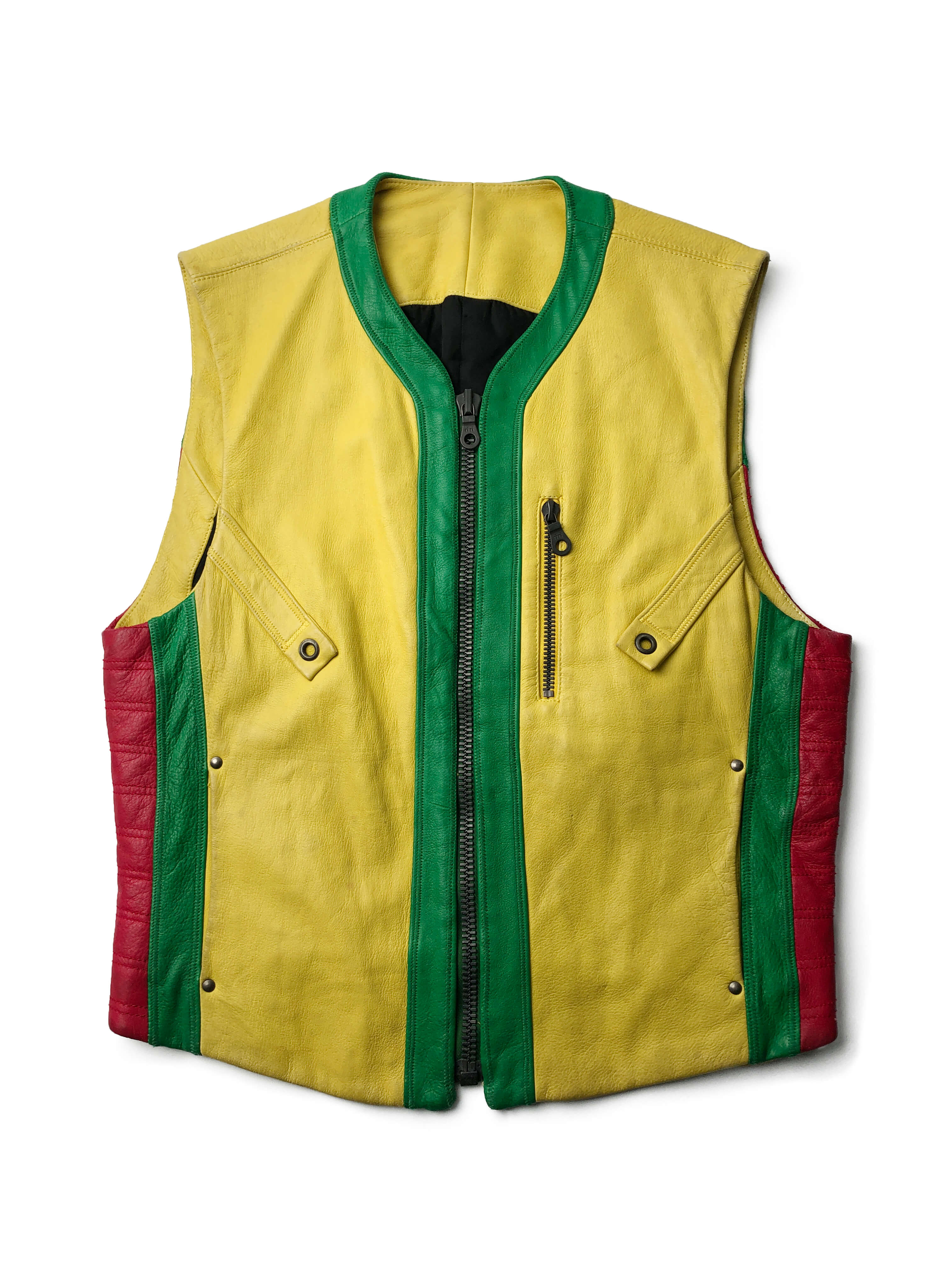 ISSEY MIYAKE 1993aw leather vest