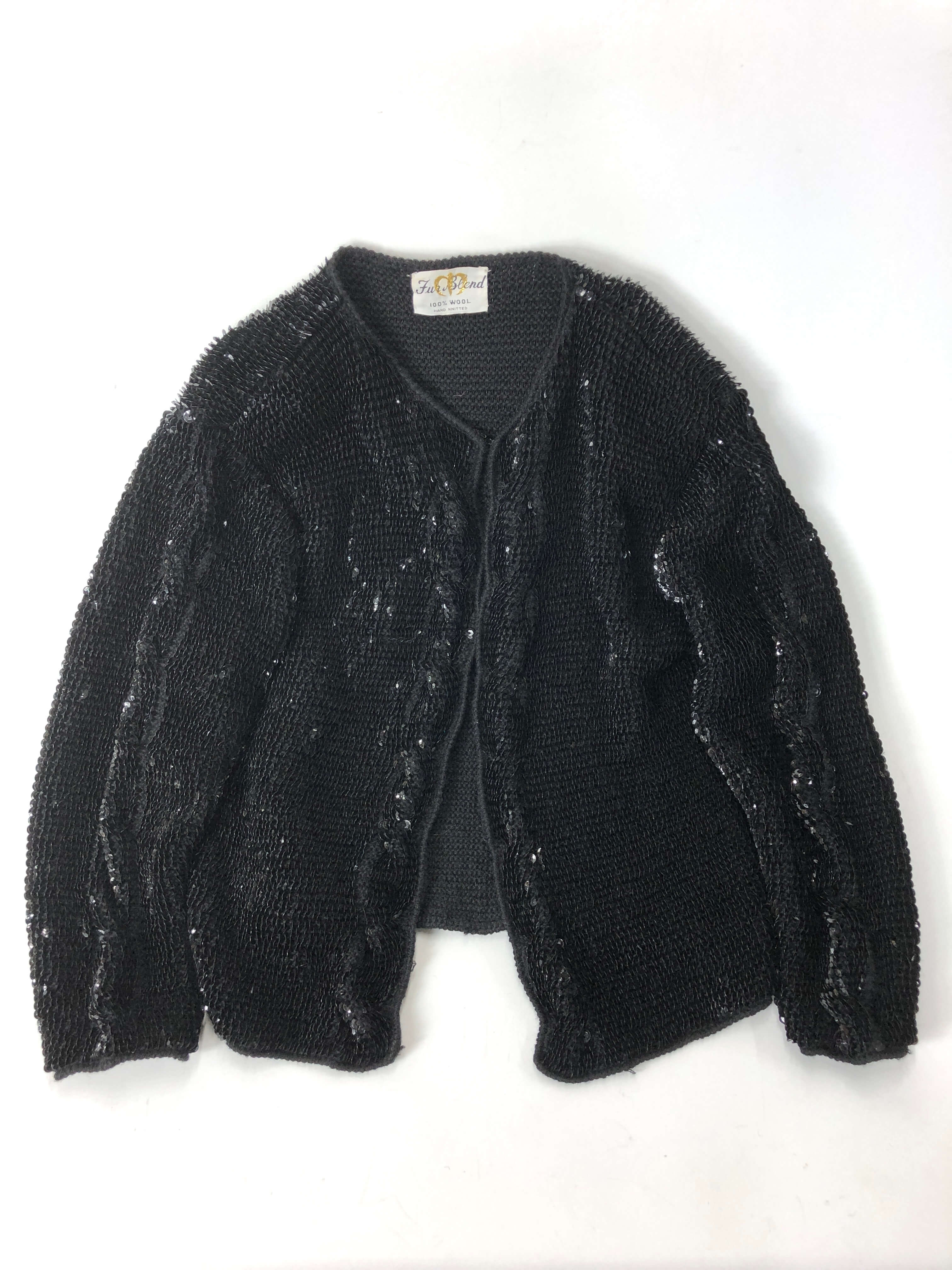 (handmade) fun blend spangle knit jacket