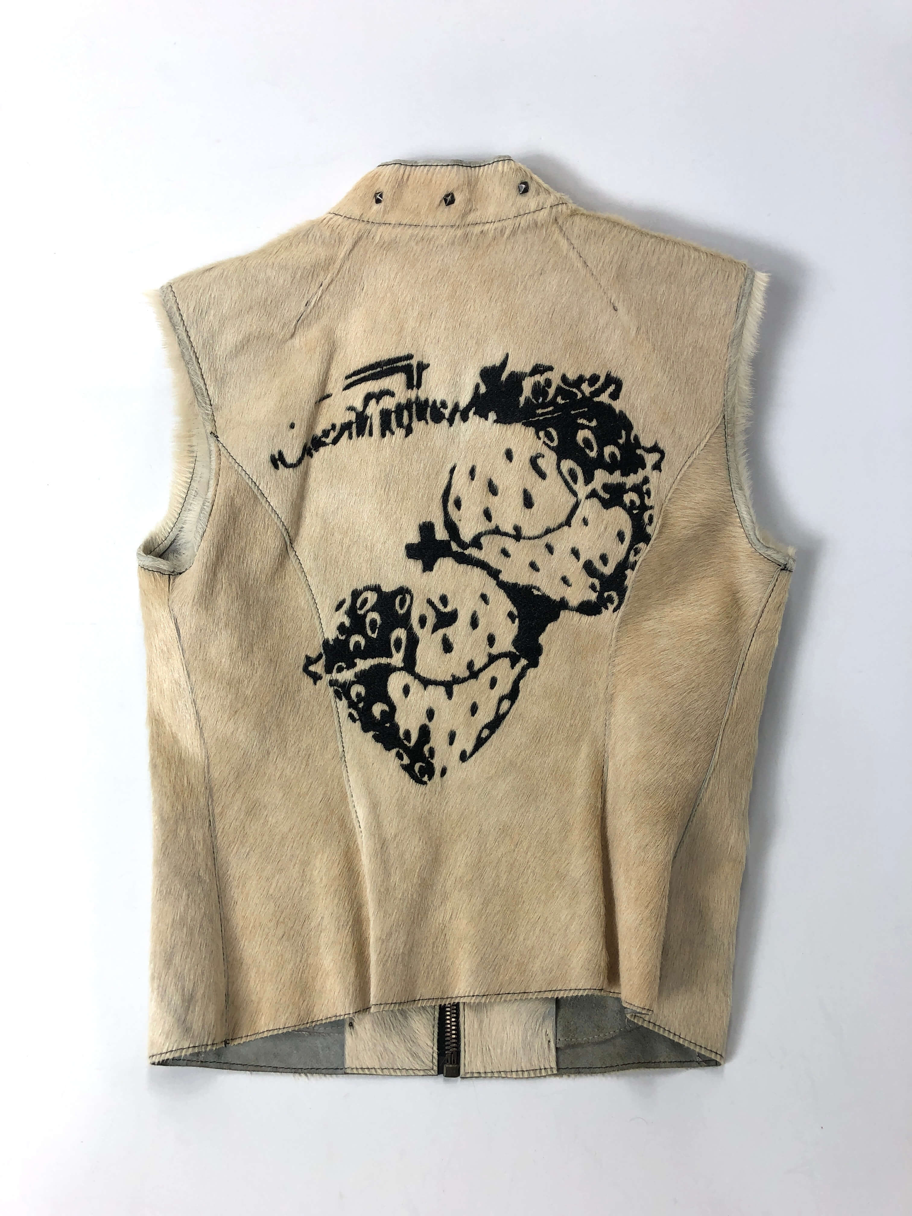 diesel stylelab leather vest