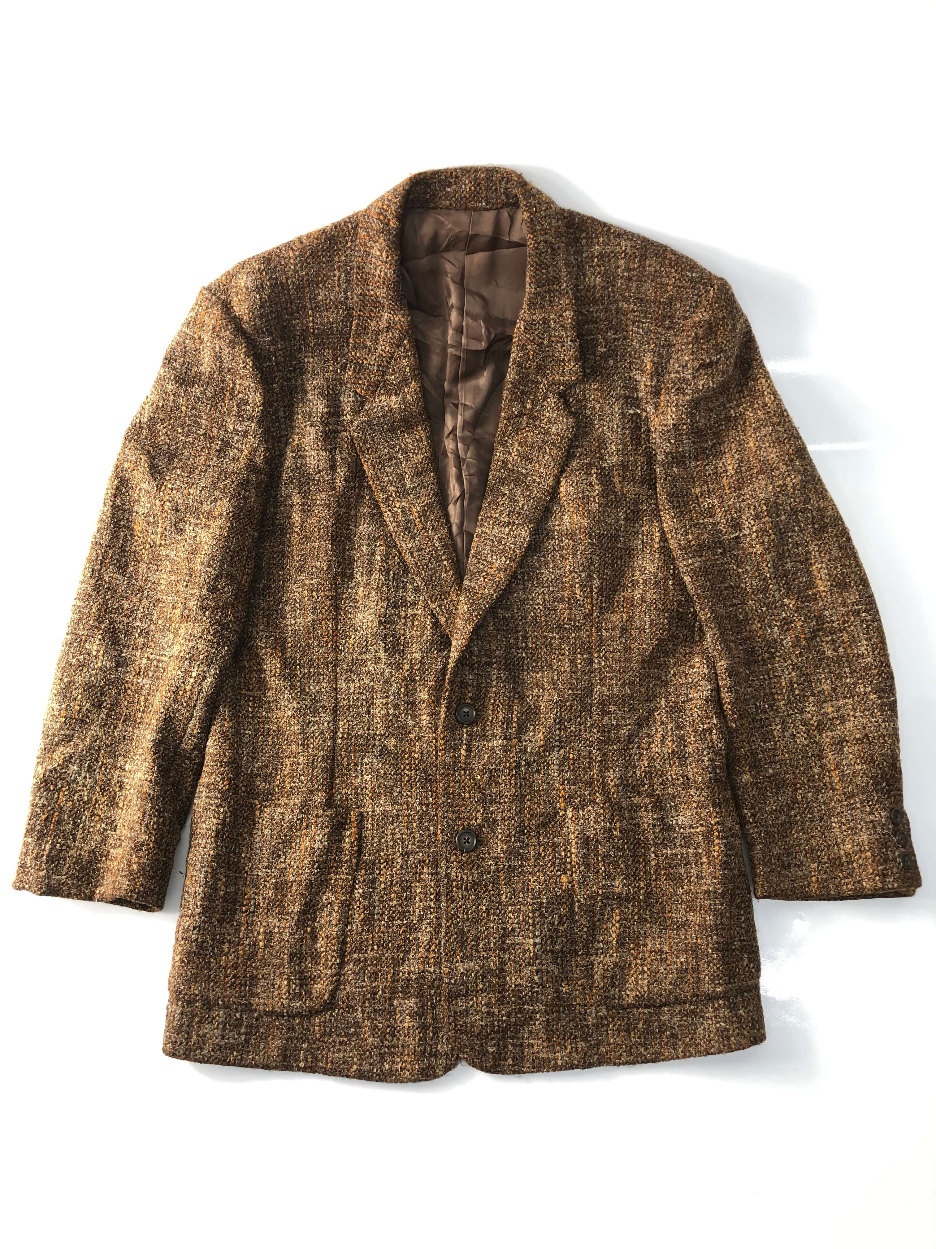 80s y&#039;s for men tweed jacket