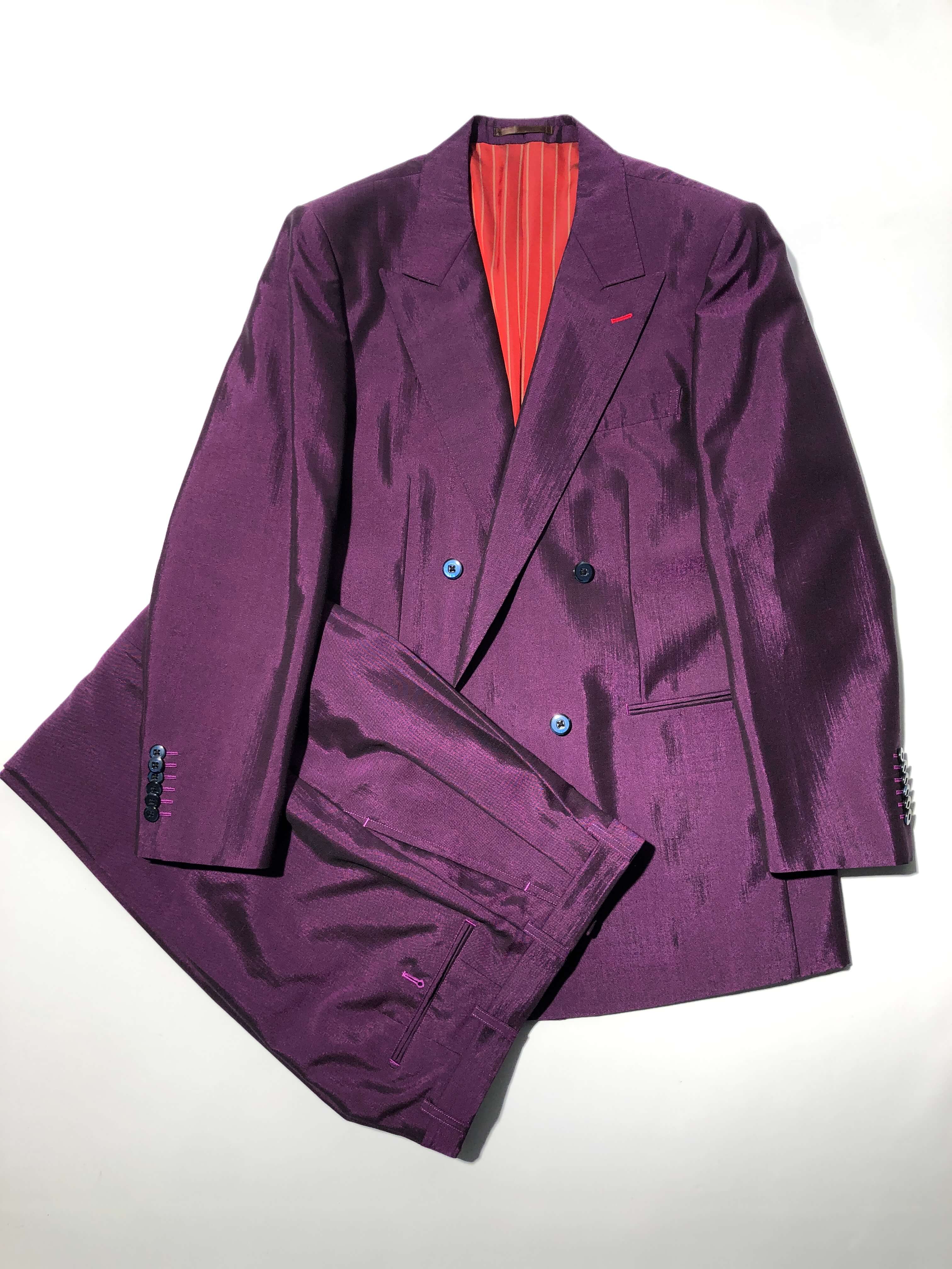 bespoke suit 110 purple suit