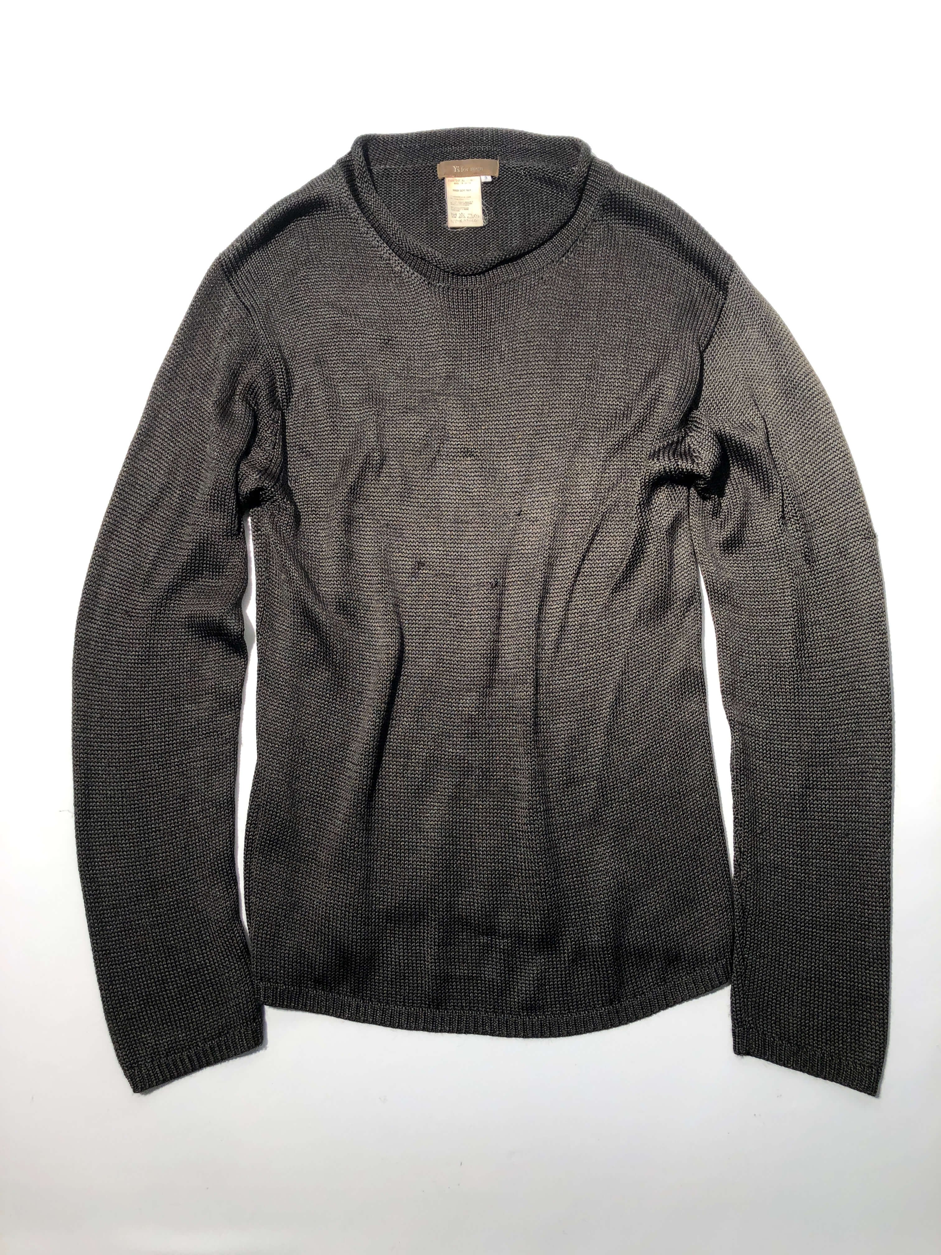 90s Y&#039;s for men silk knit