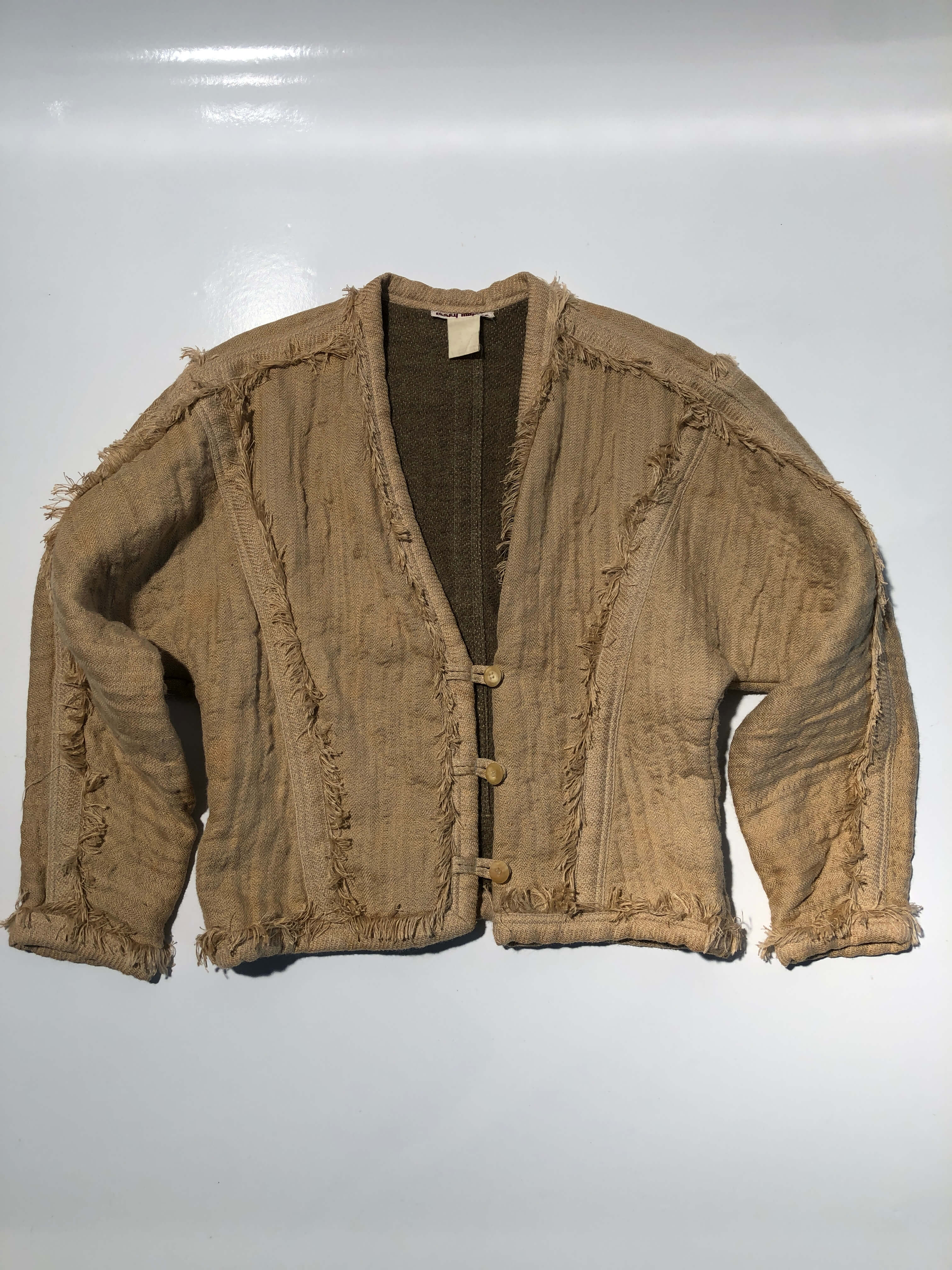 ISSEY MIYAKE 7~80s linen jacket
