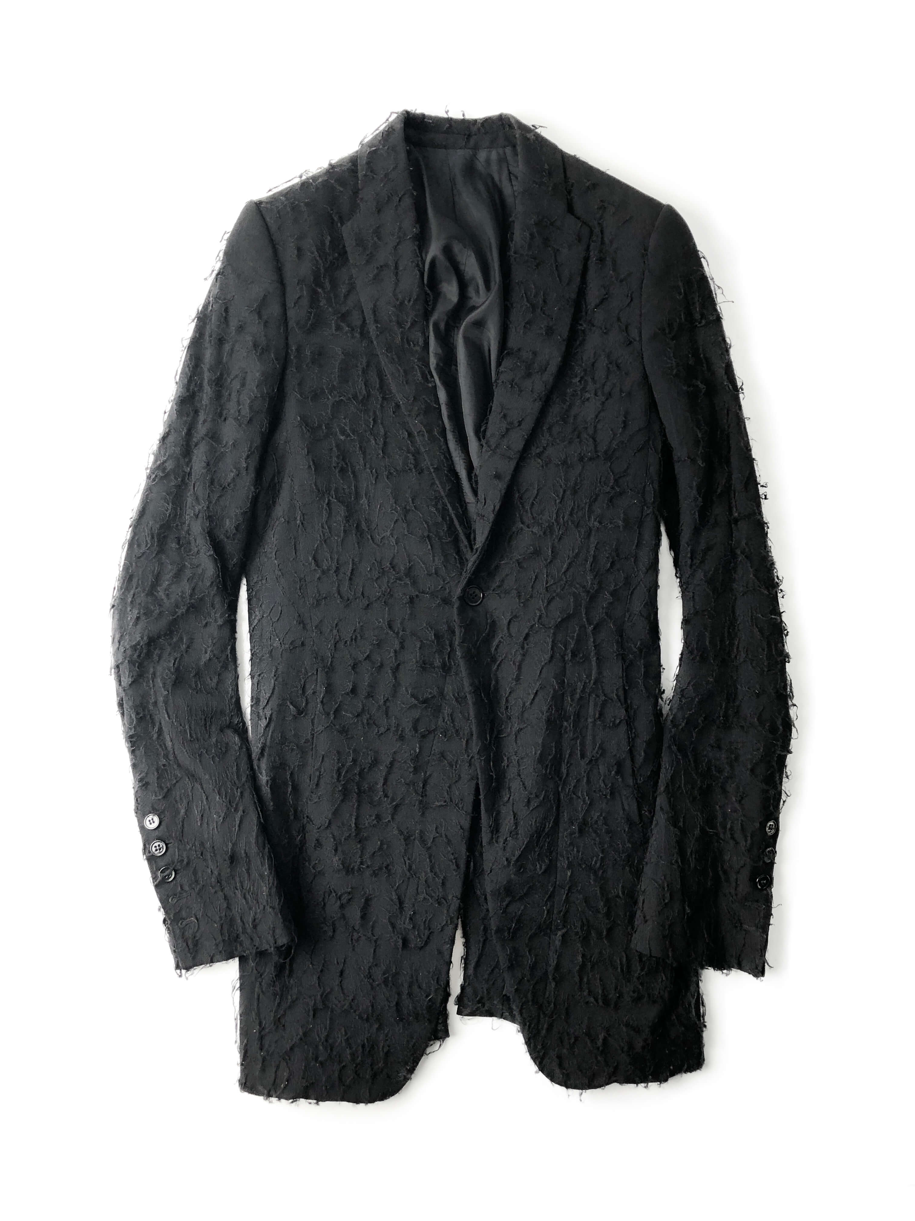 Rick Owens fw12 &#039;magic mountain&#039; silk texture blazer
