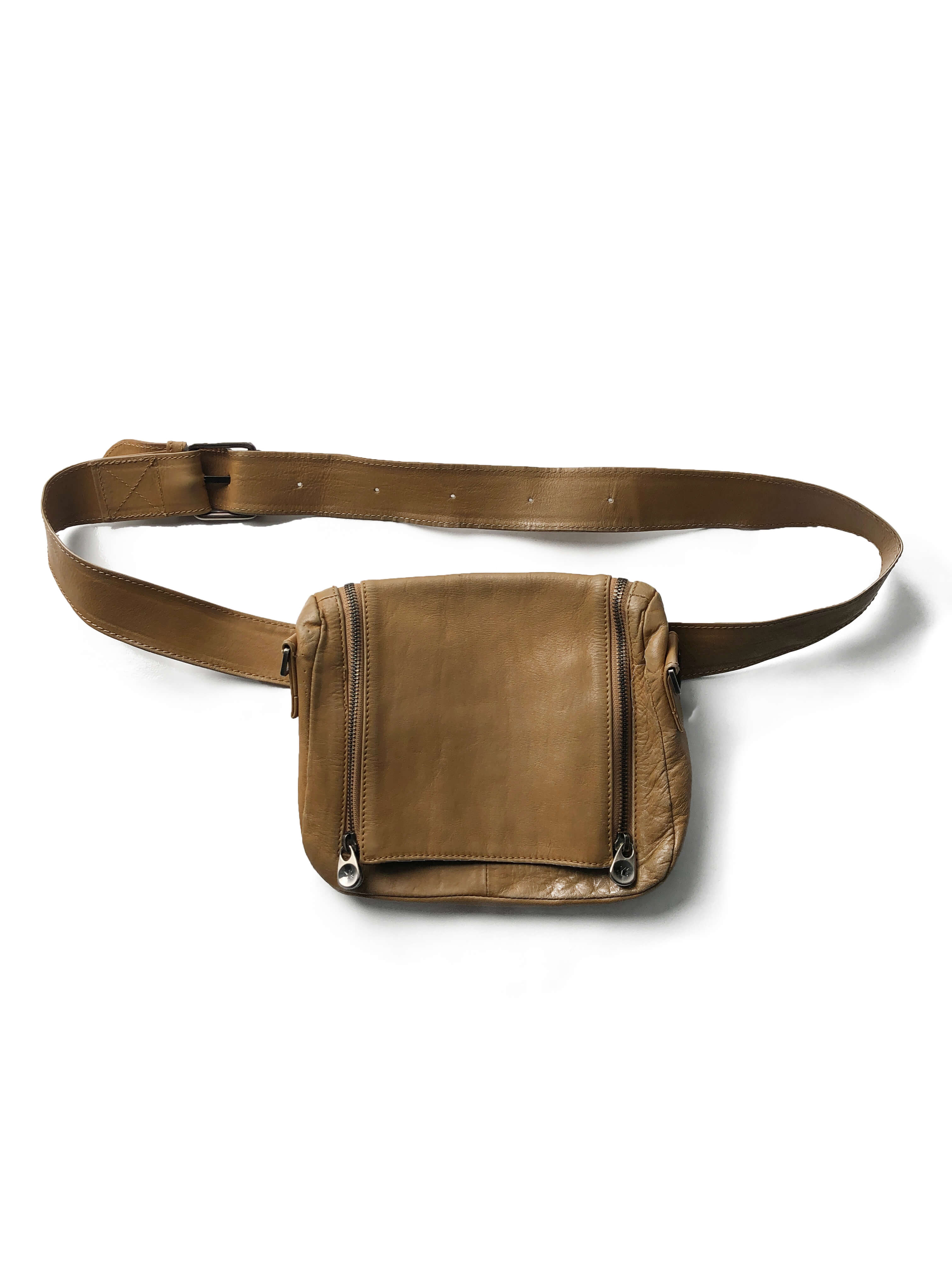 Y&#039;s MANDARINA leather belt bag