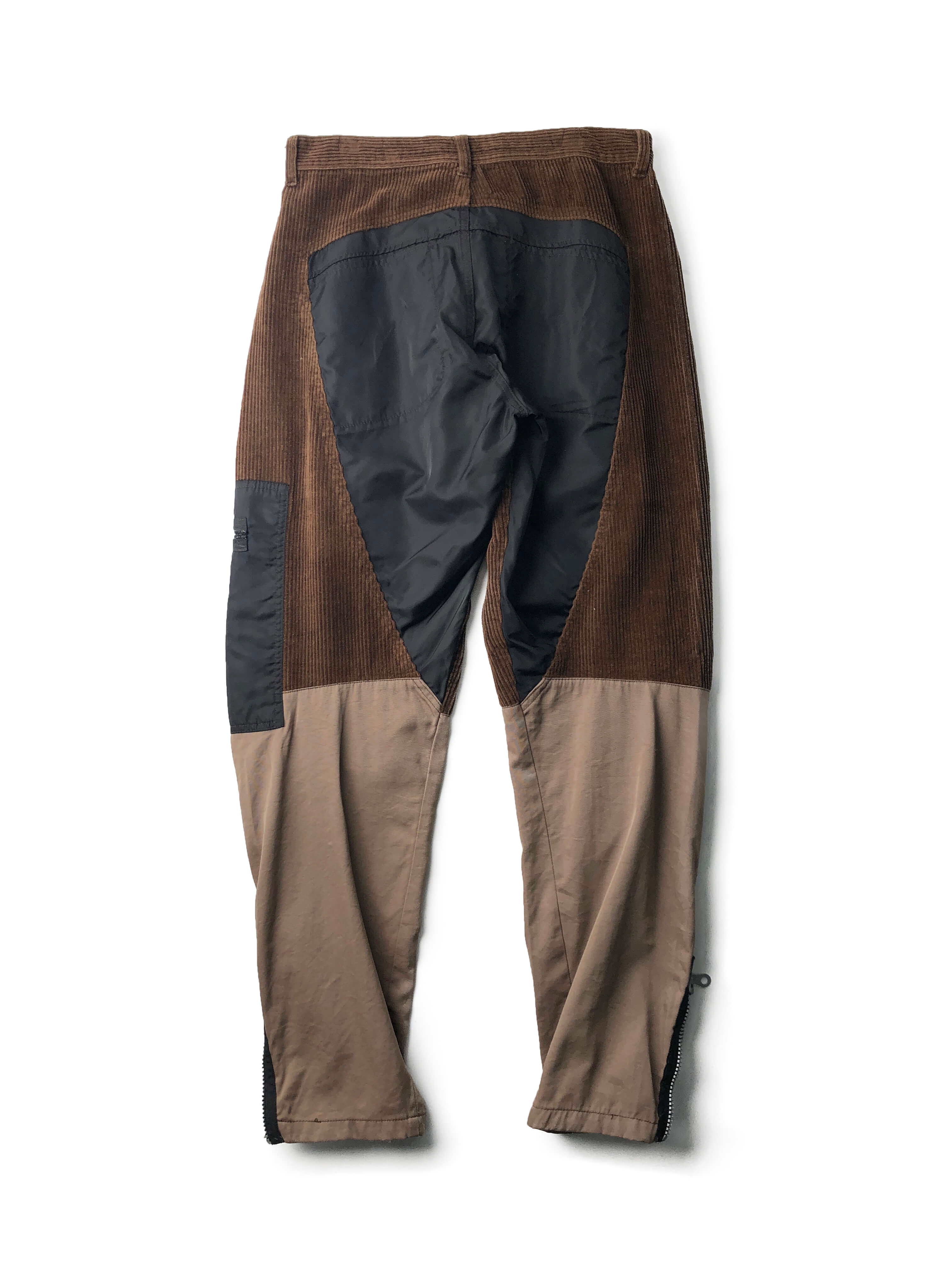 MARITHE FRANCOIS GIRBUAD mixed fabric pants