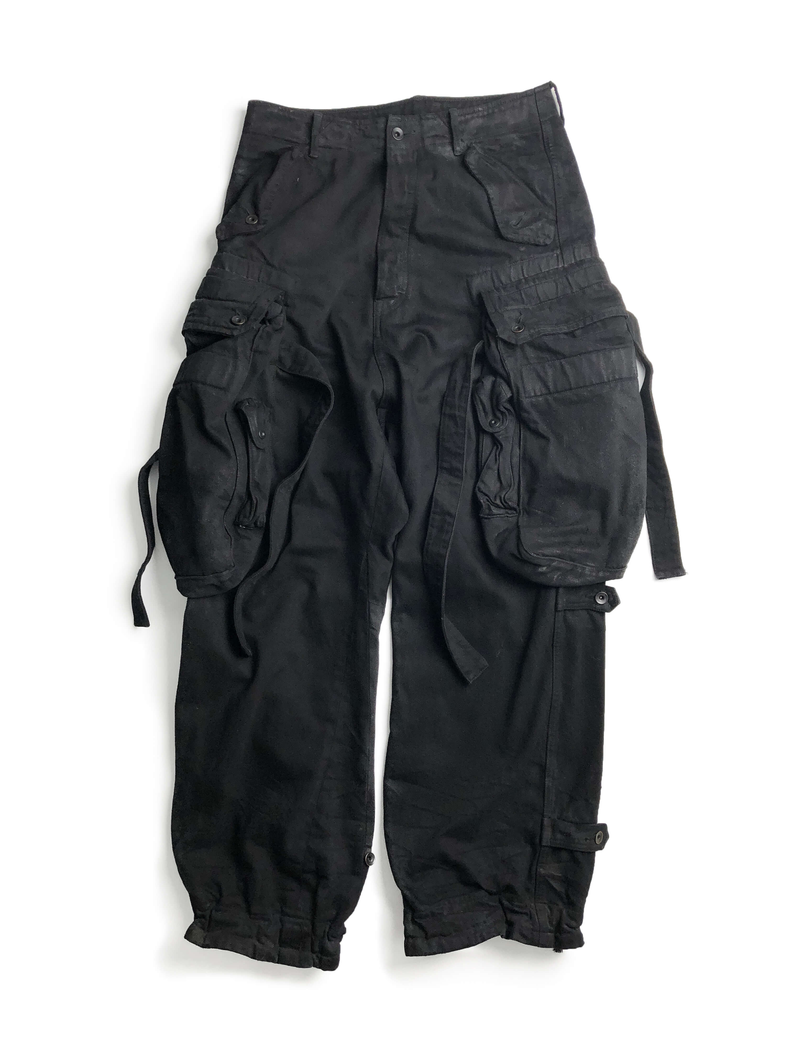 JULIUS 2011aw &#039;halo&#039; gasmask baggy wide pants