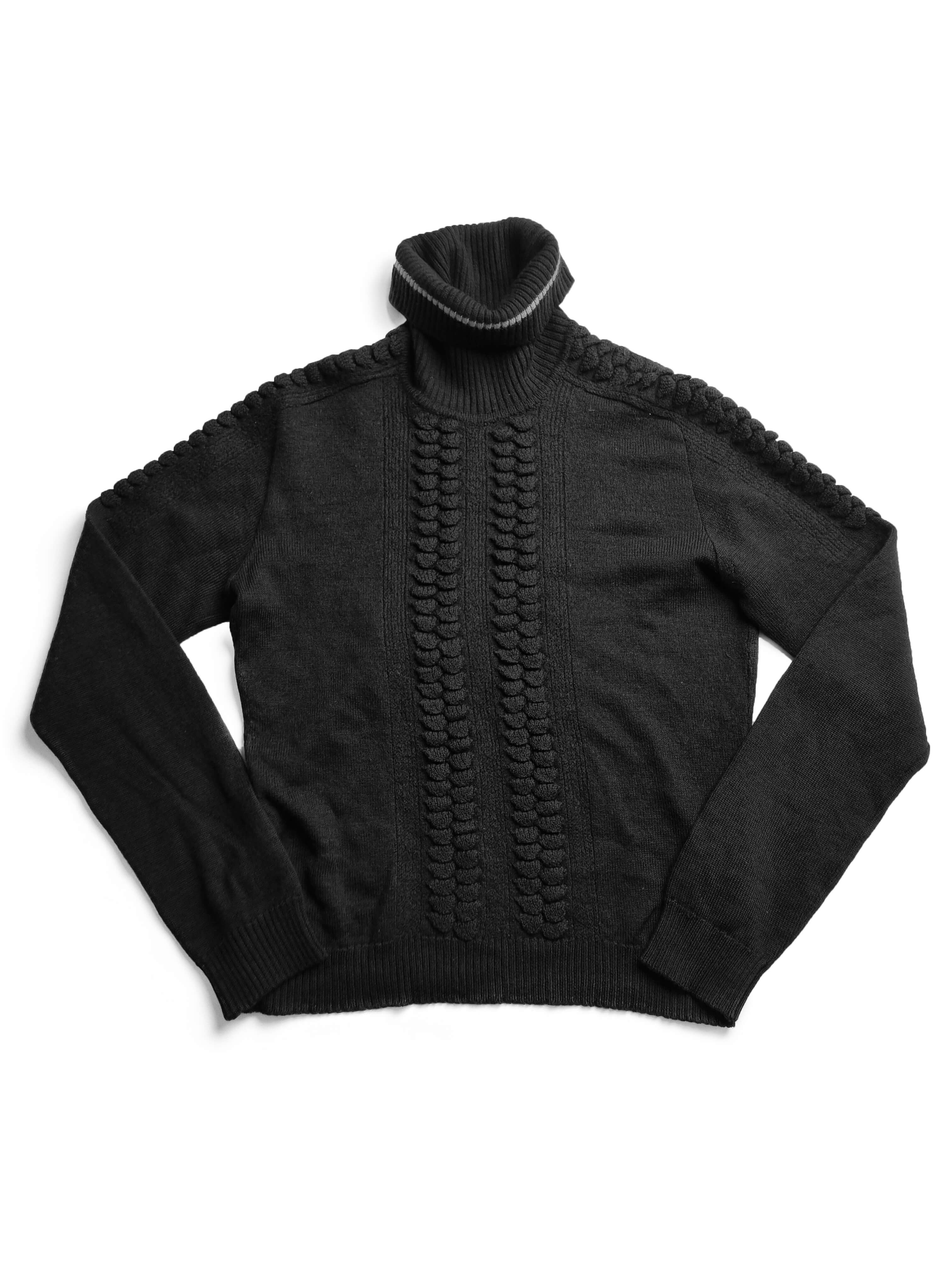 roberto cavalli 3d texture sweater