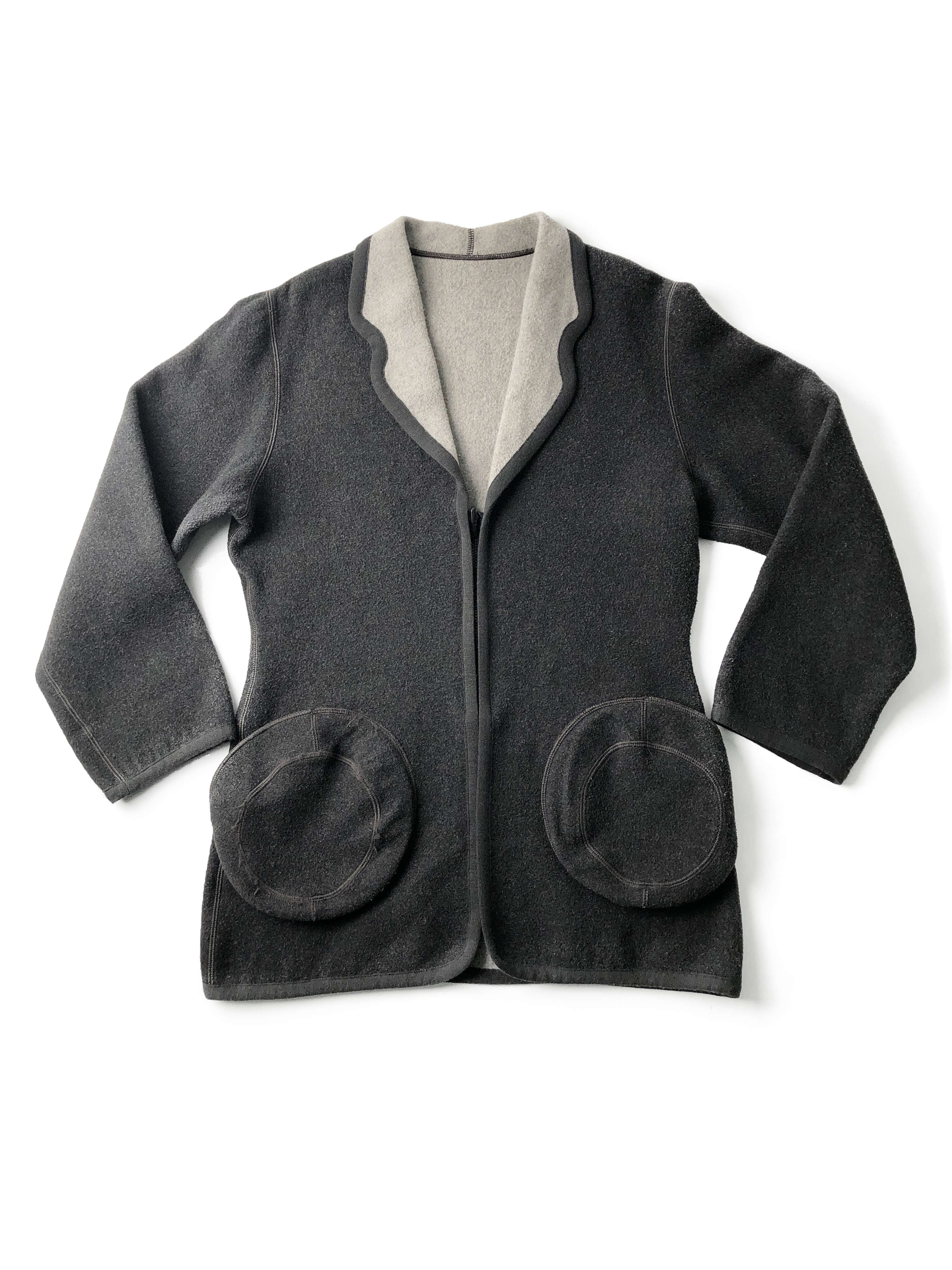 JUNKO KOSHINO circle pocket coat