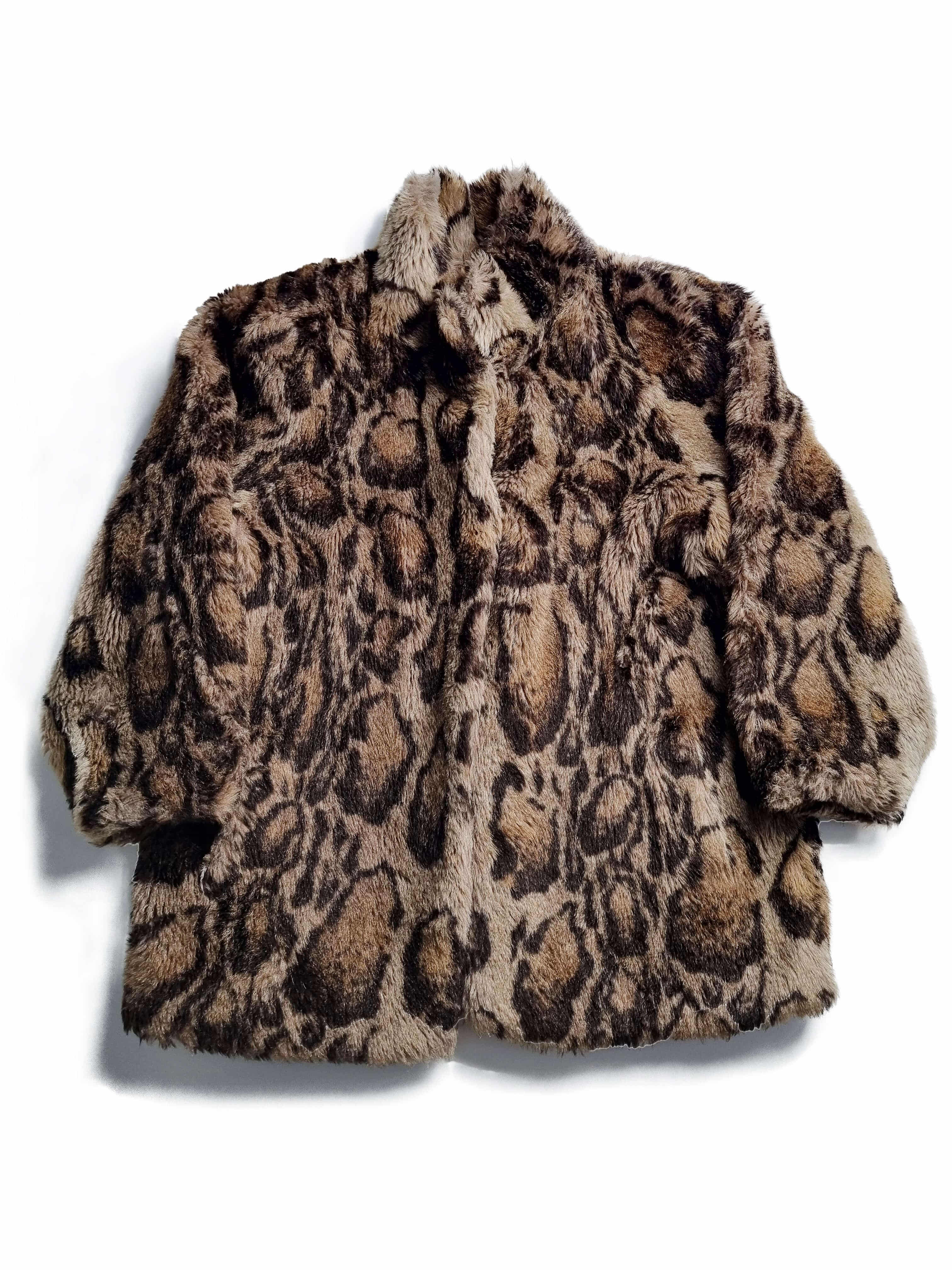 NINA RICCI 80s leopard fur jacket