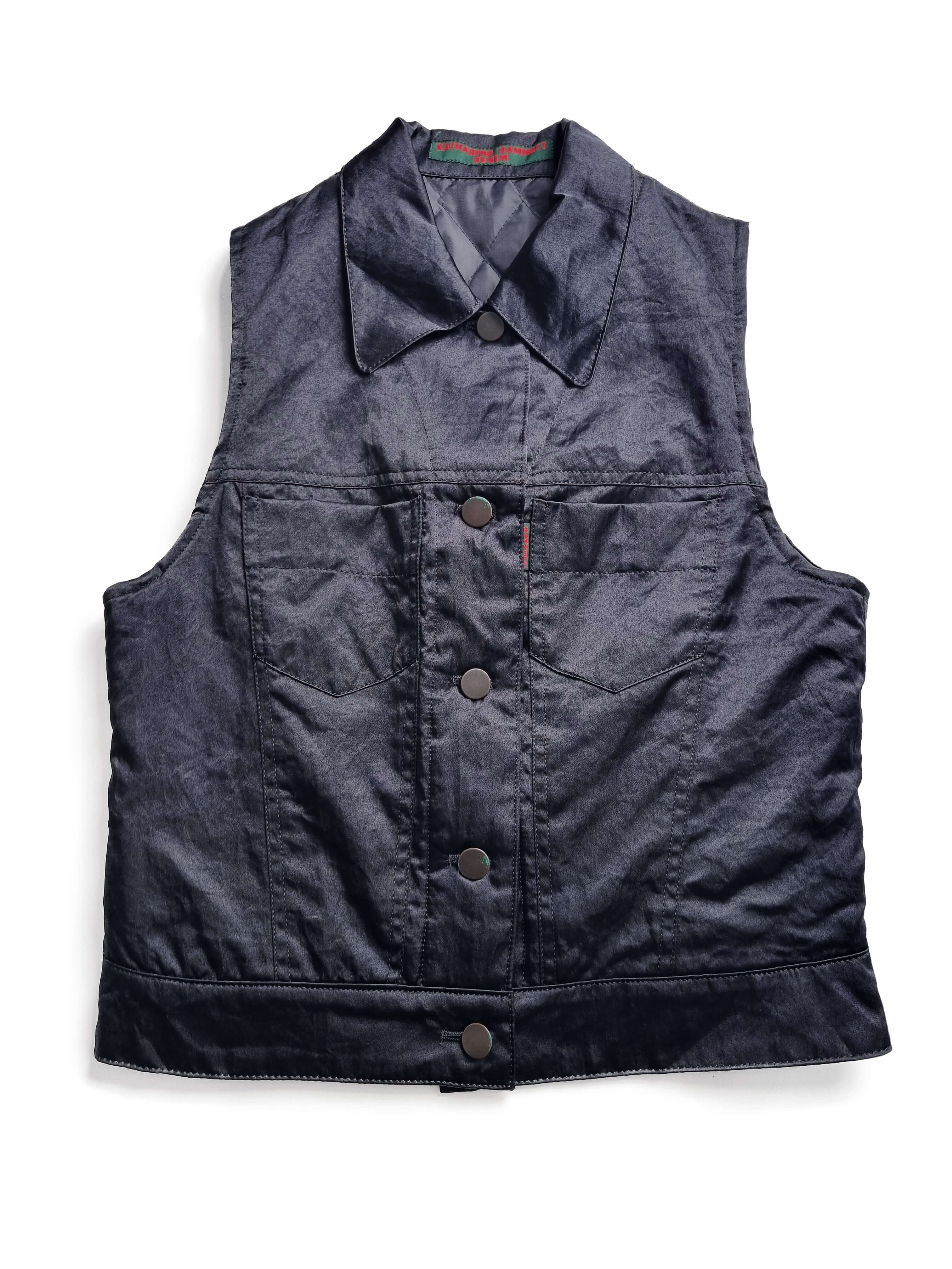 KATHARINE HAMNETT 90s puffer nylon vest